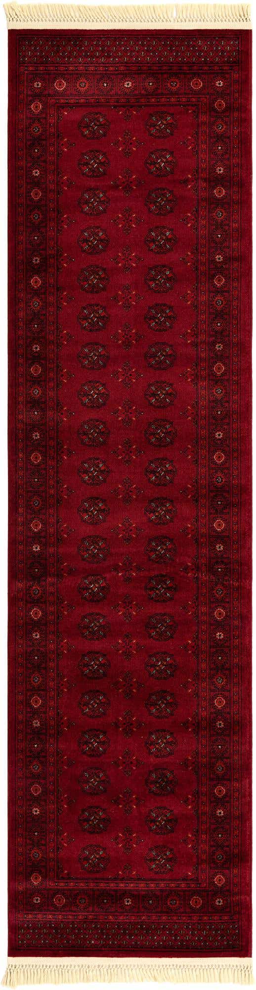 Red 2' 7 x 10' Tekke Runner Area Rug Classic Traditional Vintage Design Carpet for Living Rooms, Dining, Bedrooms, Office Space for Sale at Rug Engine