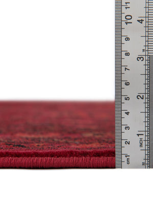 Red 3' 1 x 5' 3 Tekke Rectangle Area Rug Classic Traditional Vintage Design Carpet for Living Rooms, Dining, Bedrooms, Office Space for Sale at Rug Engine