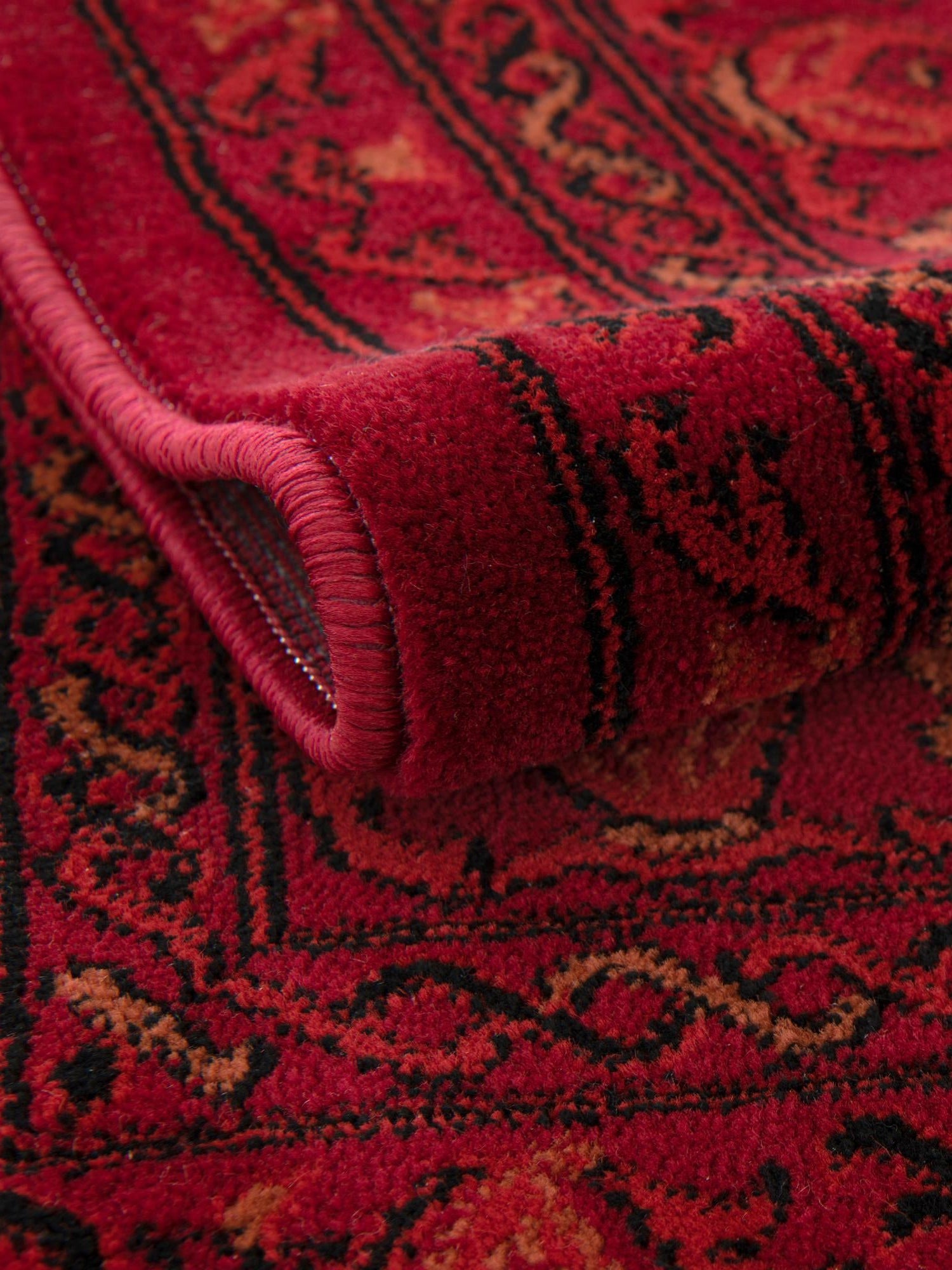 Red 7' 10 x 10' Tekke Rectangle Area Rug Classic Traditional Vintage Design Carpet for Living Rooms, Dining, Bedrooms, Office Space for Sale at Rug Engine