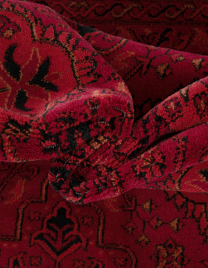 Red 3' 1 x 5' 3 Tekke Rectangle Area Rug Classic Traditional Vintage Design Carpet for Living Rooms, Dining, Bedrooms, Office Space for Sale at Rug Engine