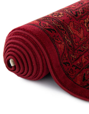 Red 6' 1 x 9' Tekke Rectangle Area Rug Classic Traditional Vintage Design Carpet for Living Rooms, Dining, Bedrooms, Office Space for Sale at Rug Engine