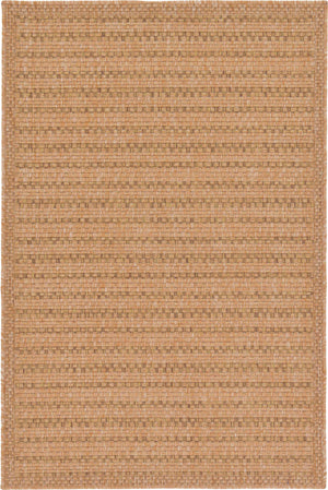 Light Brown 3' 3 x 5' 1 Outdoor Border Rectangle Area Rug Weather Resistant for Patio, Deck, Terrace, Balcony, Porch 100% Polypropylene Classic Bordered Carpet for Sale at Rug Engine