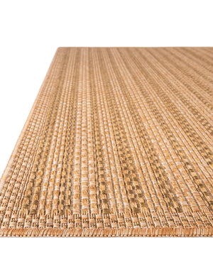 Light Brown 2' 2 x 6' 1 Outdoor Border Runner Rug