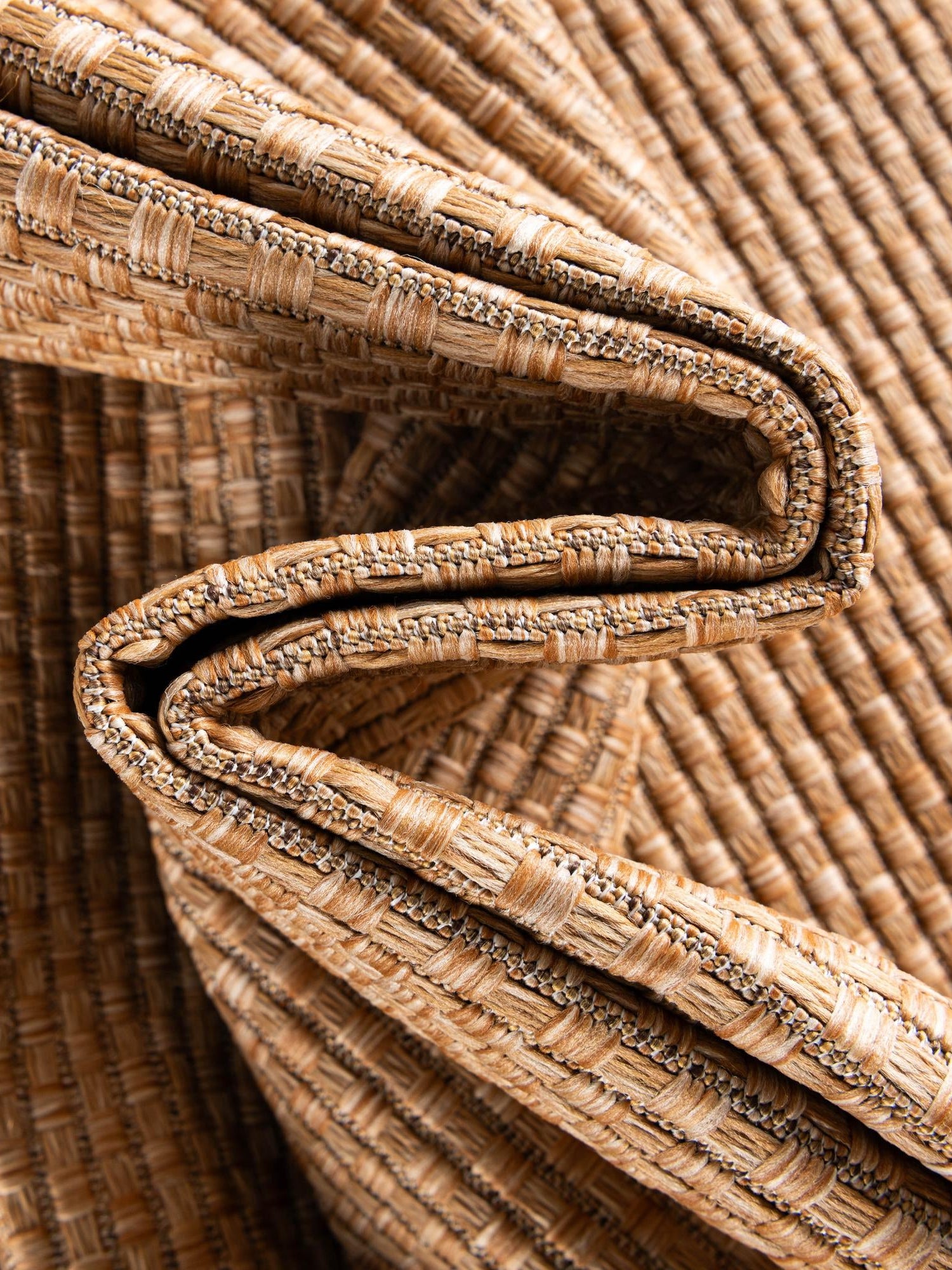 Light Brown 8' x 11' 4 Outdoor Border Rectangle Area Rug Weather Resistant for Patio, Deck, Terrace, Balcony, Porch 100% Polypropylene Classic Bordered Carpet for Sale at Rug Engine