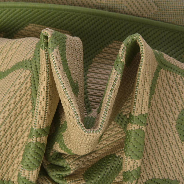 Green 2' 2 x 3' Outdoor Botanical Rectangle Rug