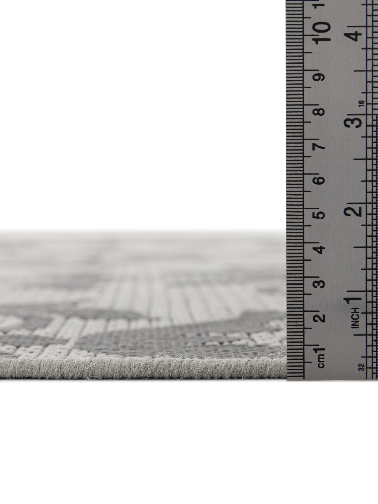Gray 3' 3 x 5' Outdoor Botanical Rectangle Area Rug Weather Resistant for Patio, Deck, Terrace, Balcony, Porch Polypropylene Garden Floral Tropical Carpet for Sale at Rug Engine