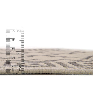Gray 6' 1 x 6' 1 Outdoor Trellis Square Rug
