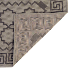 Gray 6' 1 x 6' 1 Outdoor Trellis Square Rug