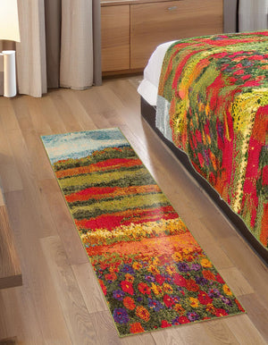 Multicolor 3' x 10' Estrella Runner Rug