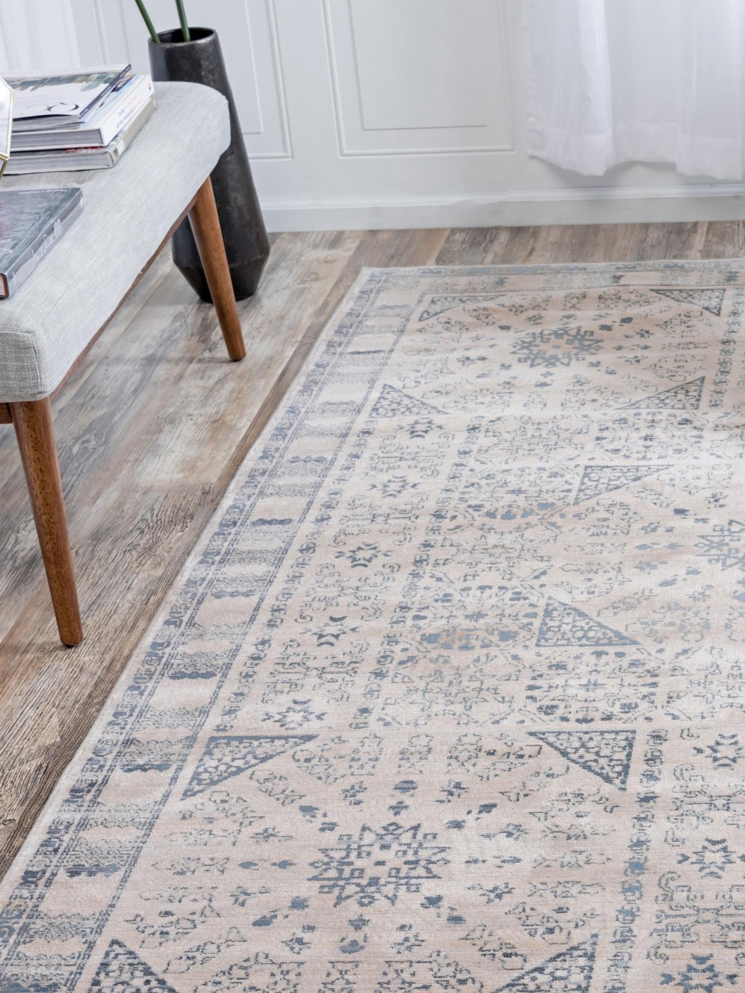 Beige 3' 3 x 5' 3 Paris Rectangle Area Rug