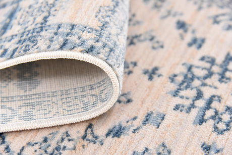 Beige 3' 3 x 5' 3 Paris Rectangle Area Rug Distressed Vintage Style Easy-Clean Carpet for Living Rooms, Kitchen, Bedrooms, Office, Dorms for Sale at Rug Engine