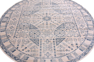 Beige 6' 1 x 6' 1 Paris Round Area Rug