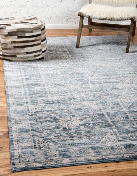 Blue 2' 2 x 3' Paris Rectangle Area Rug