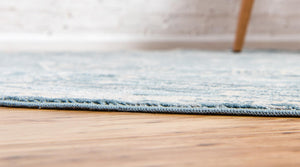 Blue 6' 1 x 6' 1 Paris Round Area Rug