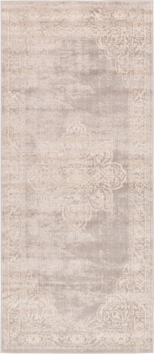 Gray 2' 7 x 6' 1 Paris Runner Area Rug