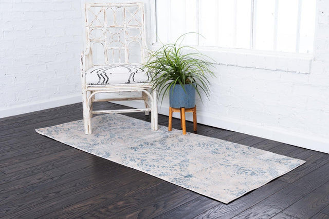 Blue 2' 7 x 10' Paris Runner Area Rug