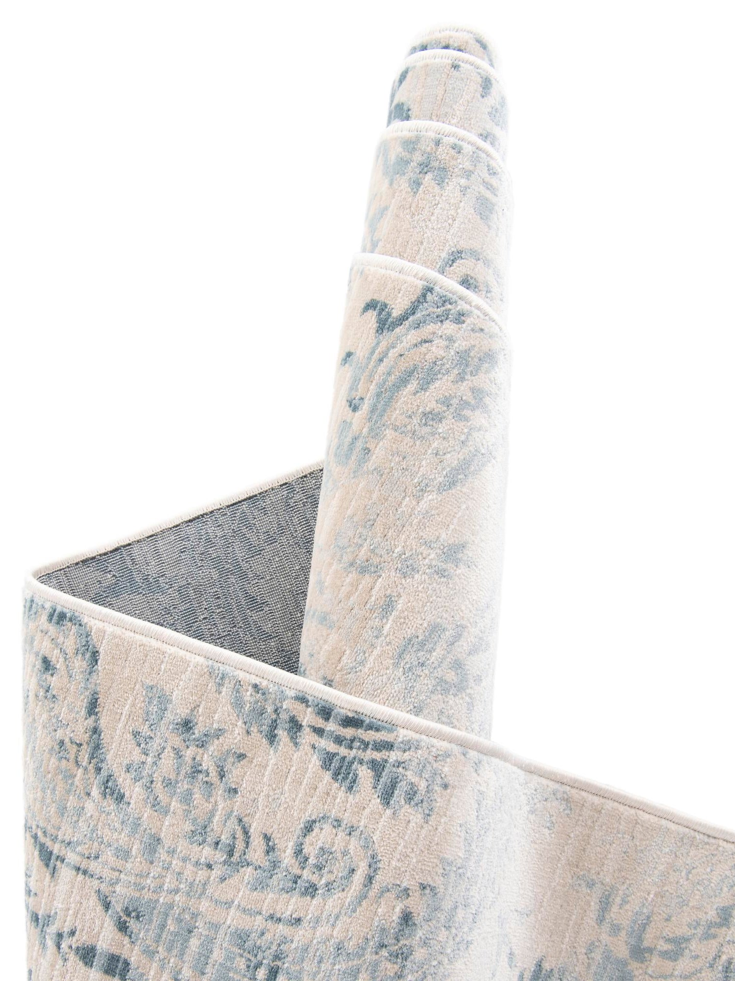 Blue 2' 7 x 12' Paris Runner Area Rug