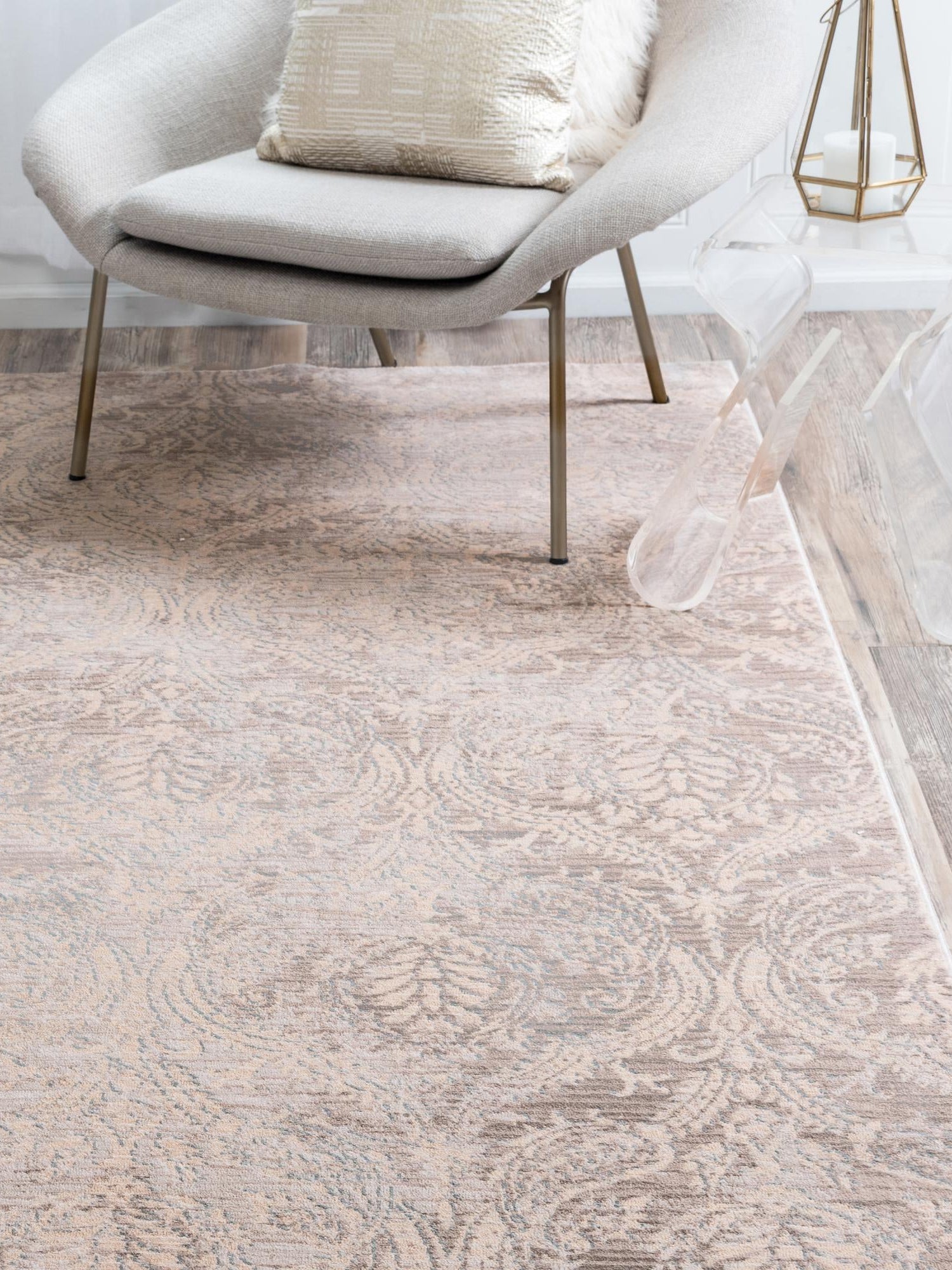 Gray 7' x 10' Paris Rectangle Area Rug