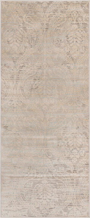 Gray 3' x 6' Paris Runner Rug