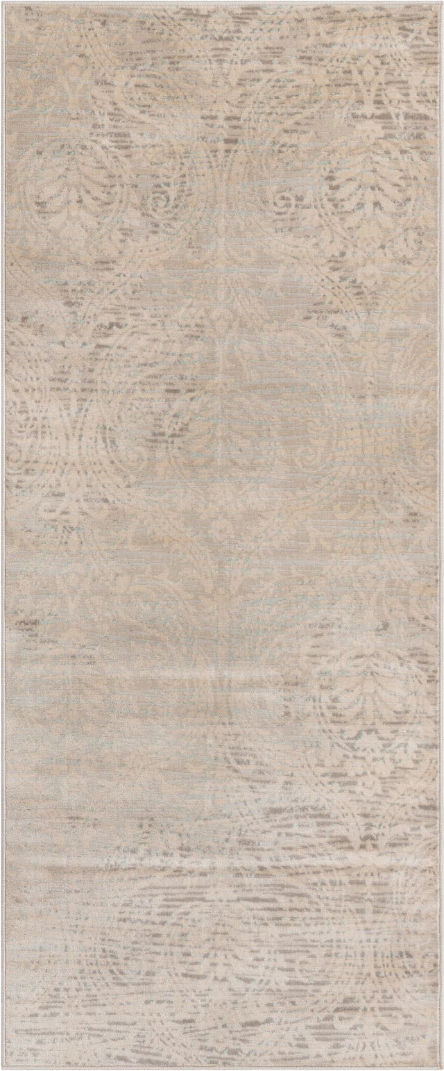 Gray 3' x 6' Paris Runner Rug