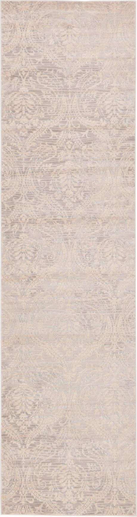 Gray 3' x 10' Paris Runner Area Rug