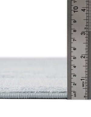 Light Blue 3' 3 x 5' 3 Paris Rectangle Area Rug