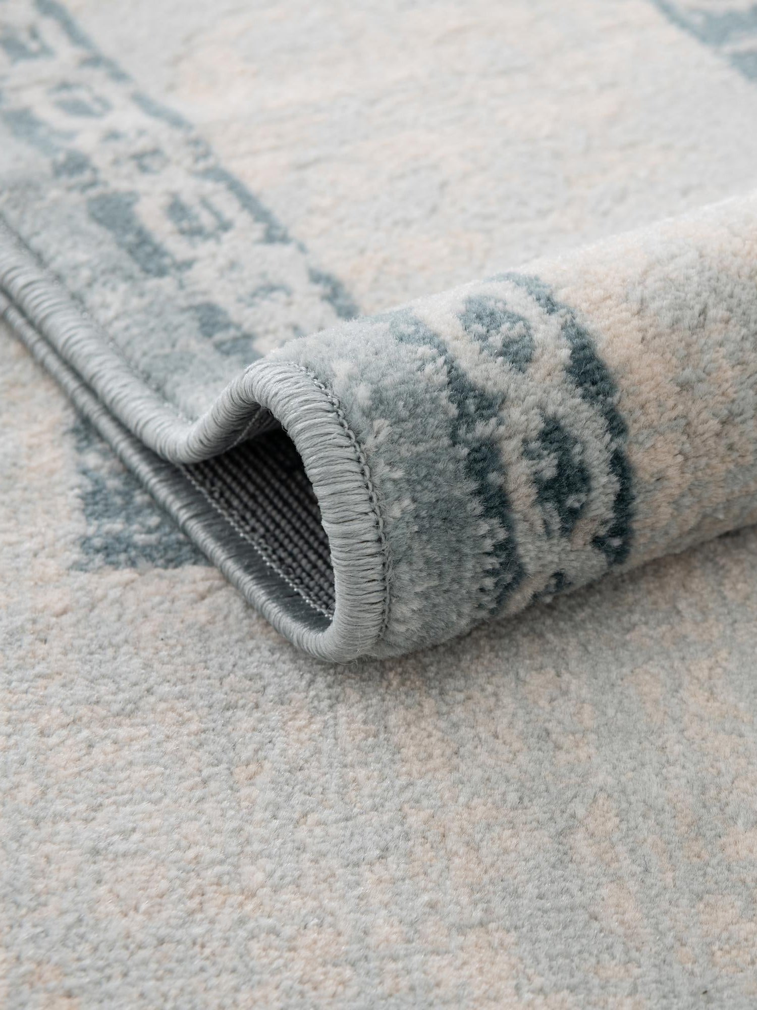 Light Blue 3' 3 x 5' 3 Paris Rectangle Area Rug