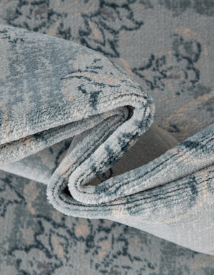 Light Blue 6' 1 x 6' 1 Paris Round Rug