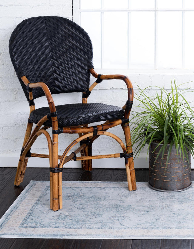 Light Blue 2' 7 x 10' Paris Runner Area Rug