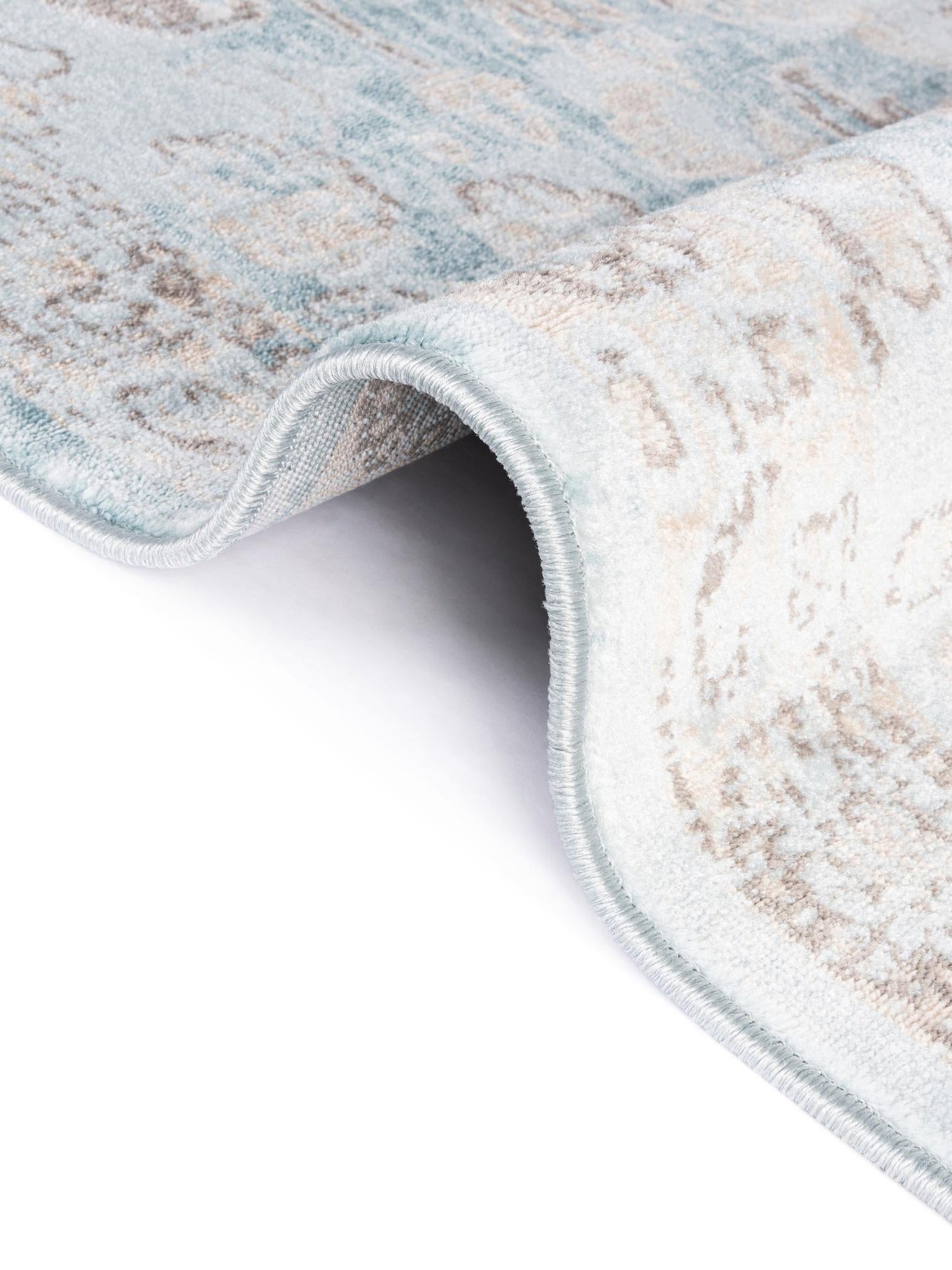 Light Blue 3' 3 x 5' 3 Paris Rectangle Area Rug