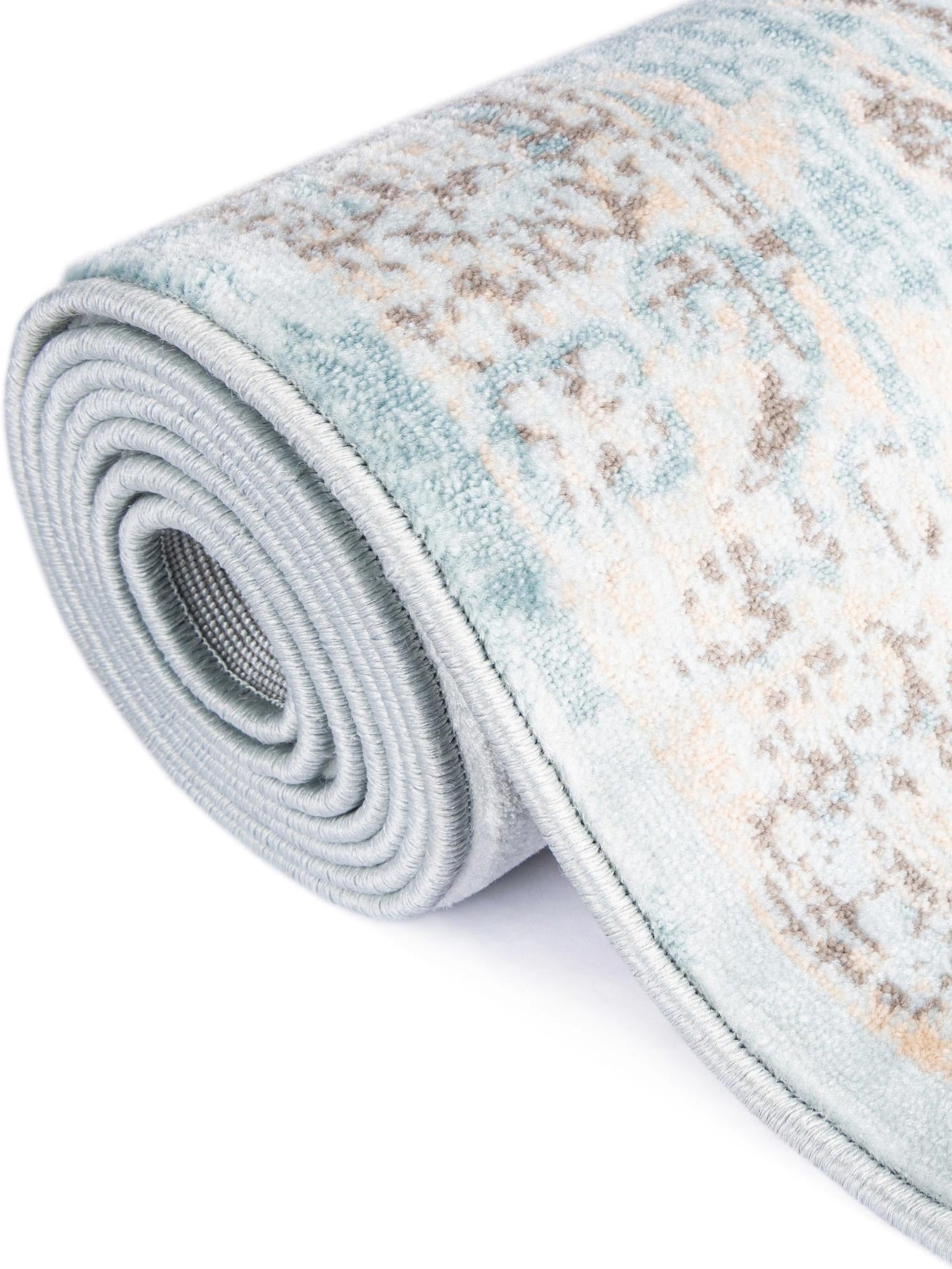 Light Blue 3' 3 x 5' 3 Paris Rectangle Area Rug