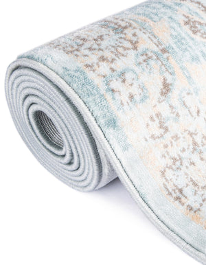 Light Blue 3' 3 x 5' 3 Paris Rectangle Area Rug