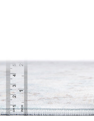 Light Blue 3' x 6' 1 Paris Runner Area Rug