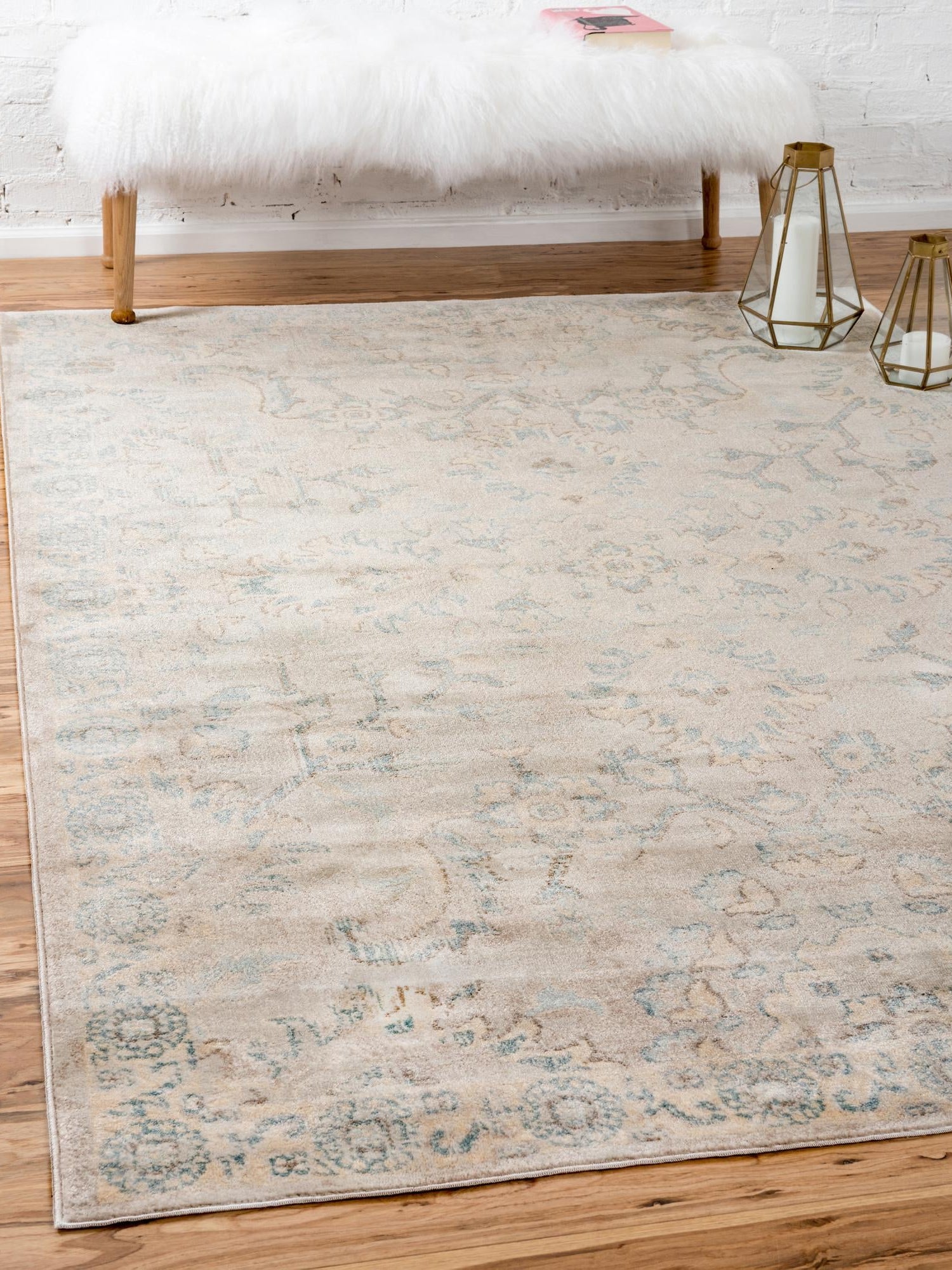 Gray 5' 1 x 8' Paris Rectangle Area Rug