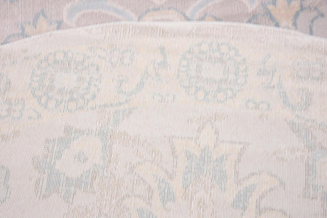 Gray 6' 1 x 6' 1 Paris Round Area Rug Distressed Vintage Style Easy-Clean Carpet for Living Rooms, Kitchen, Bedrooms, Office, Dorms for Sale at Rug Engine