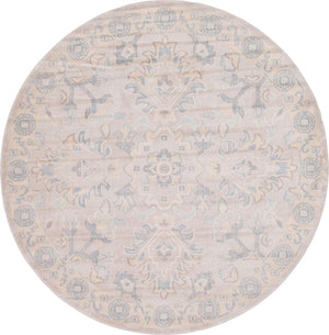 Gray 6' 1 x 6' 1 Paris Round Area Rug