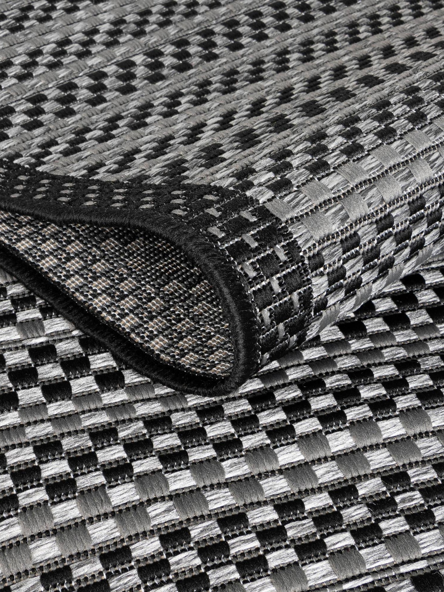 Gray 3' 3 x 5' Outdoor Border Rectangle Area Rug Weather Resistant for Patio, Deck, Terrace, Balcony, Porch 100% Polypropylene Classic Bordered Carpet for Sale at Rug Engine