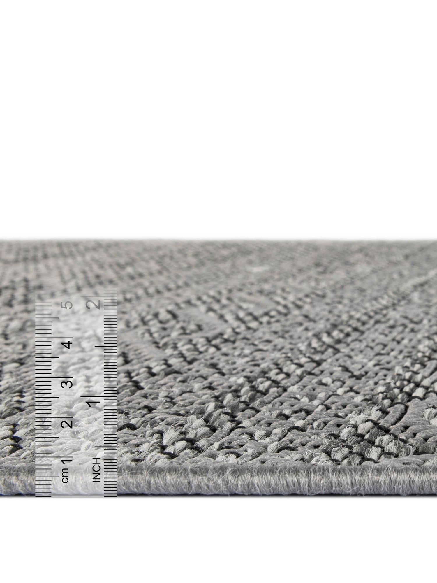Gray 3' 3 x 5' 1 Outdoor Modern Rectangle Area Rug Weather Resistant for Patio, Deck, Terrace, Balcony, Porch 100% Polypropylene Modern Outside Carpet for Sale at Rug Engine