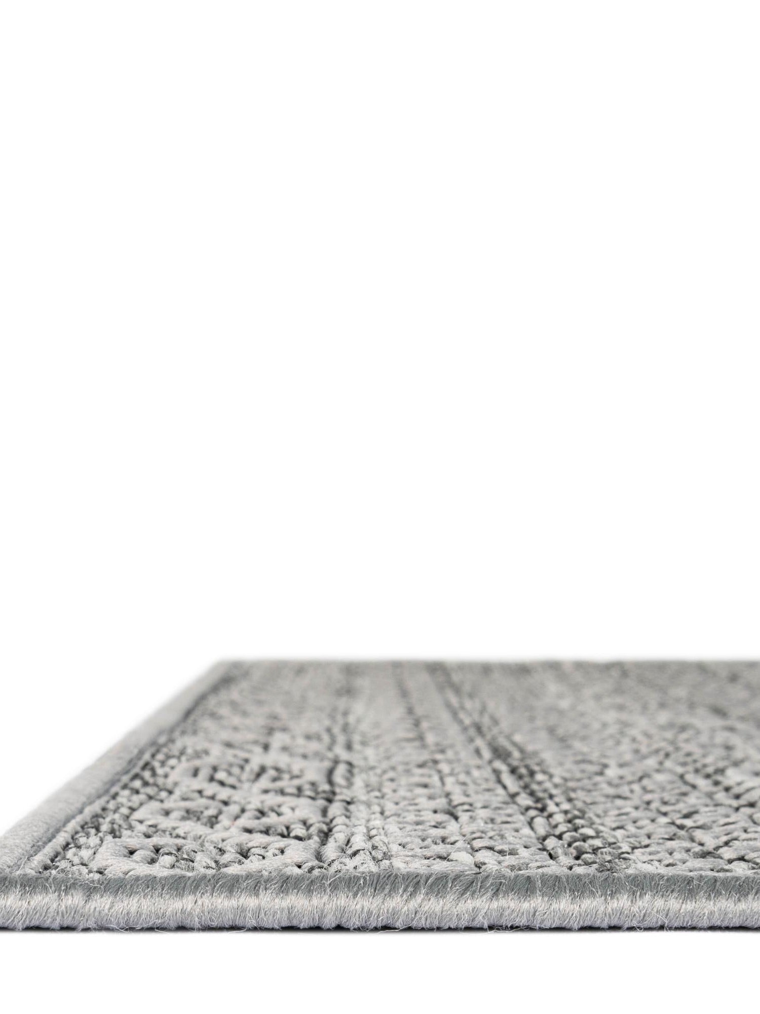 Gray 3' 3 x 5' 1 Outdoor Modern Rectangle Area Rug Weather Resistant for Patio, Deck, Terrace, Balcony, Porch 100% Polypropylene Modern Outside Carpet for Sale at Rug Engine