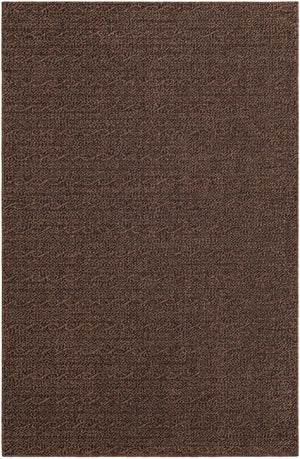 Brown 5' 3 x 8' Outdoor Modern Rectangle Rug