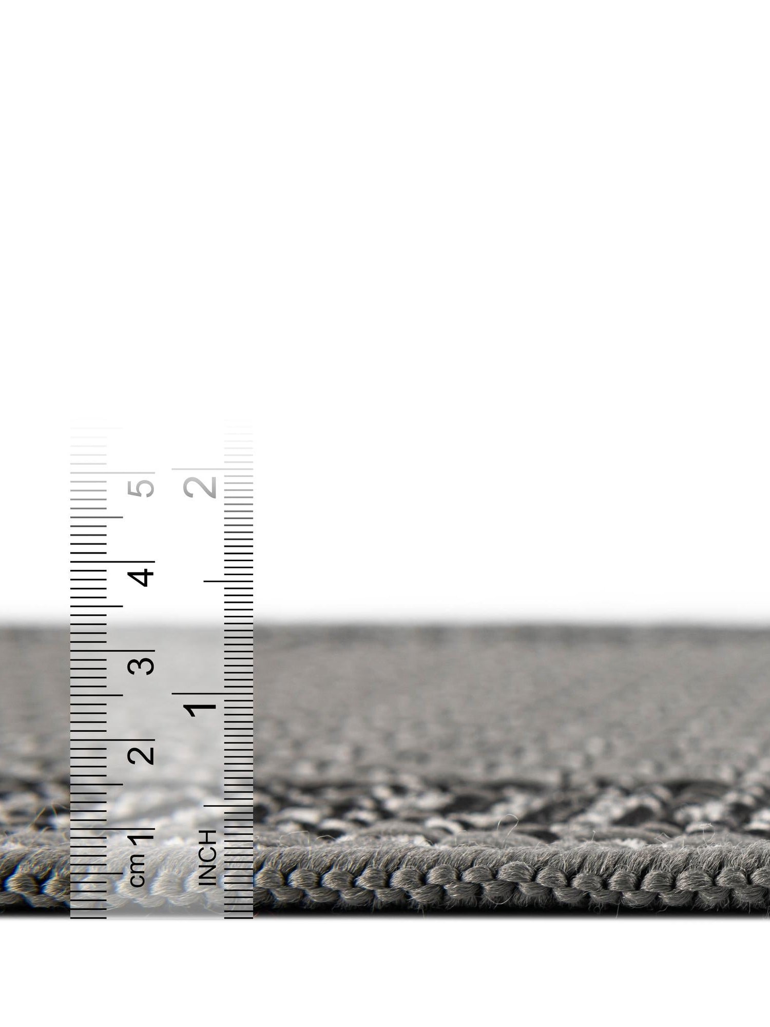 Gray 5' 3 x 8' Outdoor Border Rectangle Area Rug Weather Resistant for Patio, Deck, Terrace, Balcony, Porch 100% Polypropylene Classic Bordered Carpet for Sale at Rug Engine