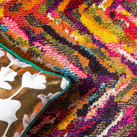 Multicolor 10' 6 x 16' 5 Estrella Rectangle Area Rug 100% Polypropylene Non-Shedding Stain Resistant Carpet Colorful Modern Abstract Design Easy Clean for Home Decor for Sale at Rug Engine