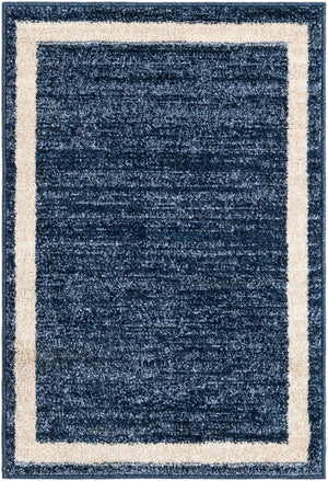 Navy Blue 2' x 3' 1 Del Mar Rectangle Area Rug 100% Polypropylene Easy Clean Stain Resistant Vivid Modern Carpet Mat for Home Decor Interior Designing for Sale at Rug Engine