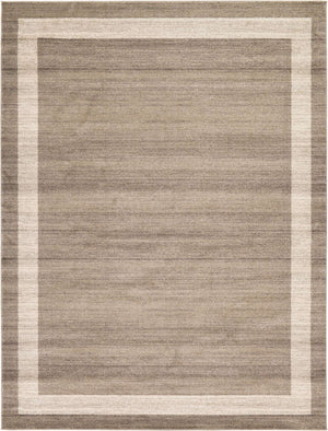 Light Brown 9' x 12' Del Mar Rectangle Area Rug 100% Polypropylene Easy Clean Stain Resistant Vivid Modern Carpet Mat for Home Decor Interior Designing for Sale at Rug Engine