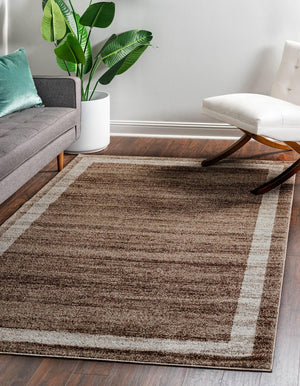 Light Brown 7' 10 x 11' Del Mar Rectangle Area Rug 100% Polypropylene Easy Clean Stain Resistant Vivid Modern Carpet Mat for Home Decor Interior Designing for Sale at Rug Engine