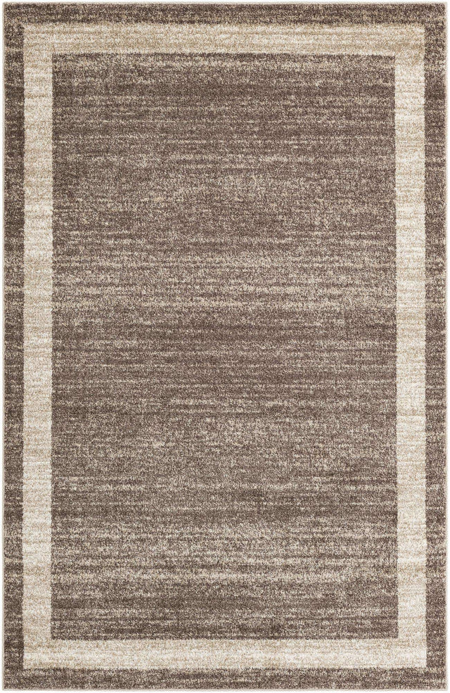 Light Brown 5' 3 x 8' Del Mar Rectangle Area Rug 100% Polypropylene Easy Clean Stain Resistant Vivid Modern Carpet Mat for Home Decor Interior Designing for Sale at Rug Engine