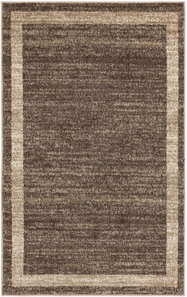 Light Brown 3' 1 x 5' 3 Del Mar Rectangle Area Rug 100% Polypropylene Easy Clean Stain Resistant Vivid Modern Carpet Mat for Home Decor Interior Designing for Sale at Rug Engine