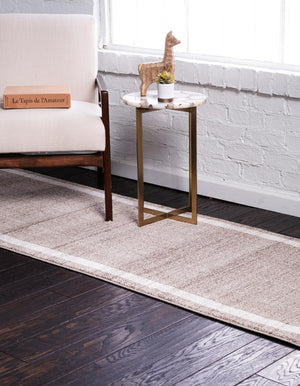 Light Brown 2' x 6' 1 Del Mar Runner Area Rug 100% Polypropylene Easy Clean Stain Resistant Vivid Modern Carpet Mat for Home Decor Interior Designing for Sale at Rug Engine