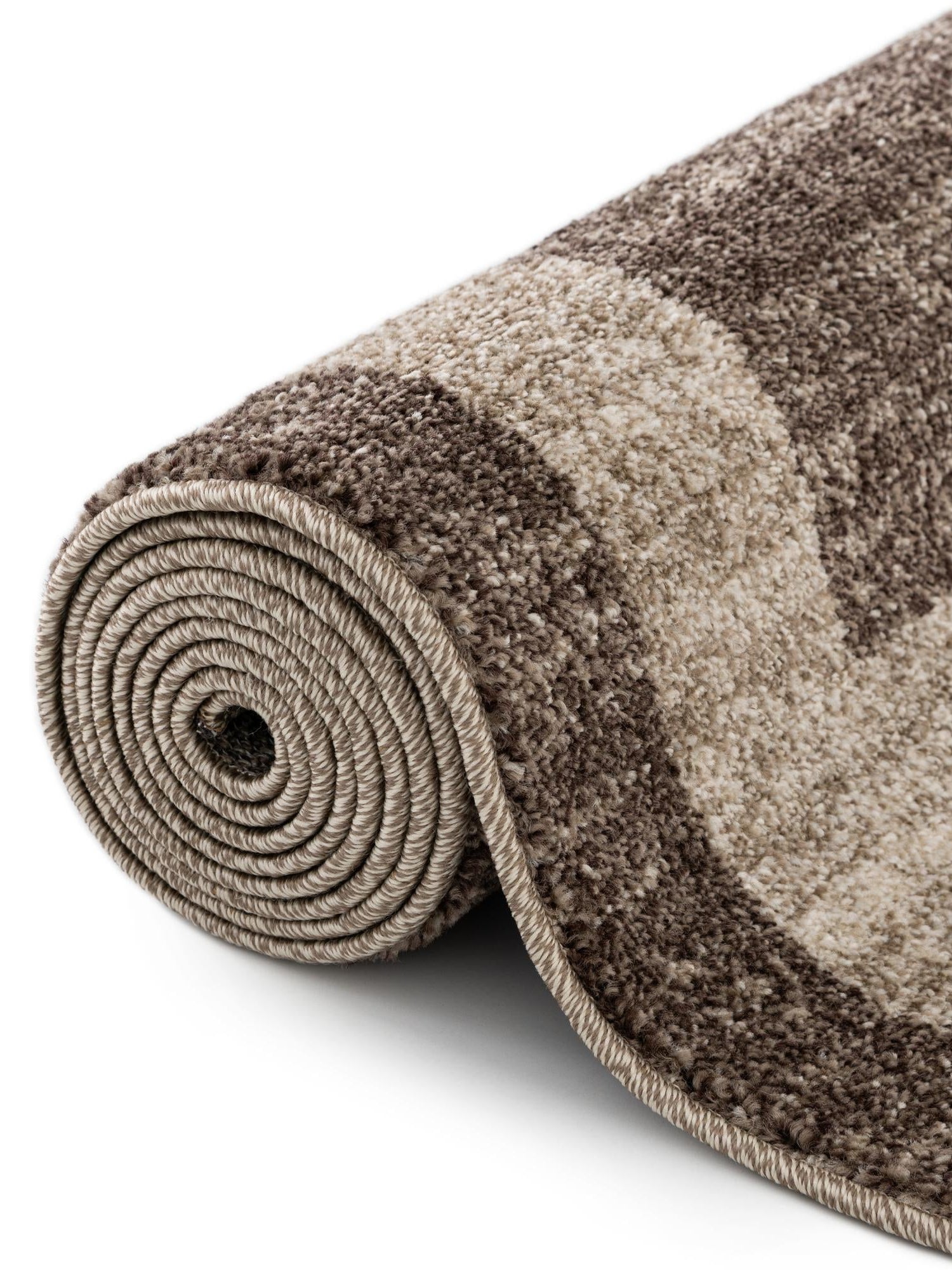 Light Brown 2' x 6' 1 Del Mar Runner Area Rug 100% Polypropylene Easy Clean Stain Resistant Vivid Modern Carpet Mat for Home Decor Interior Designing for Sale at Rug Engine