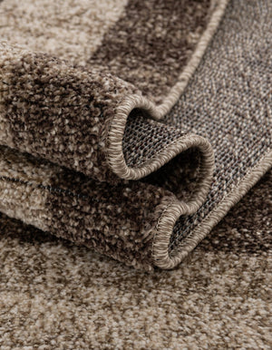 Light Brown 2' x 6' 1 Del Mar Runner Area Rug 100% Polypropylene Easy Clean Stain Resistant Vivid Modern Carpet Mat for Home Decor Interior Designing for Sale at Rug Engine
